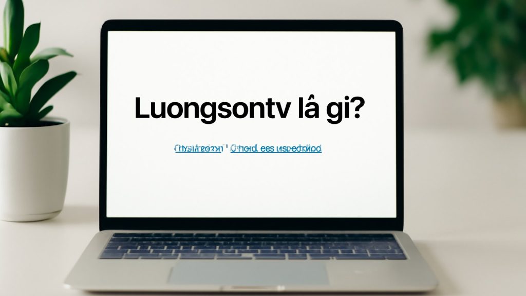 Luongsontv là gì? Minh họa: Luongsontv là gì?